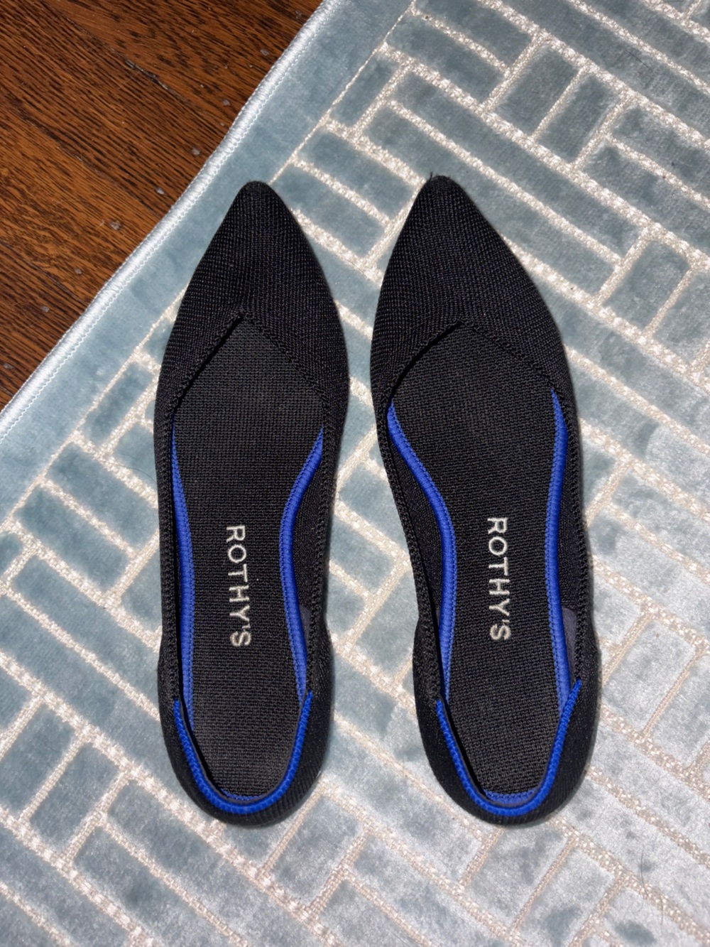 Rothy's Black Pointed Flats